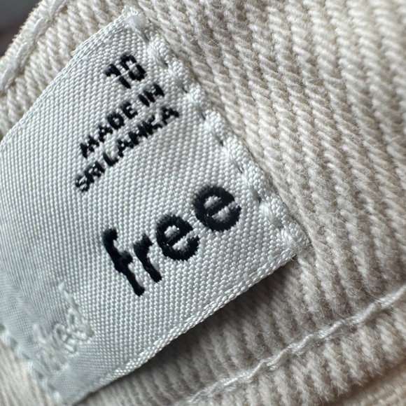 Aritzia Wilfred Free Denim Pants Cream - Picture 7 of 12